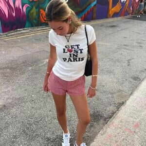 Get Lost In Paris T Shirt French Travel Europe Trip Shirt Romantic Parisian Tee